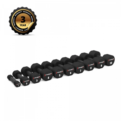 Polyuretanové jednoručky HMS HPT01 2 x 1 kg