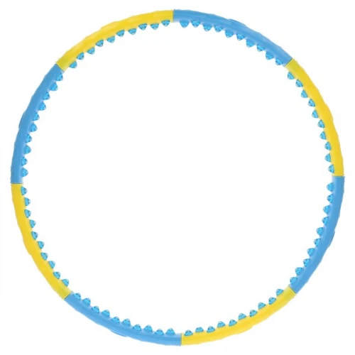 Hula hoop obruč HMS HHP022 žluto-modrá, 110 cm