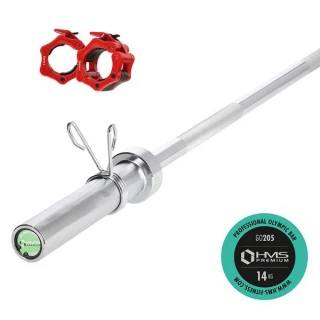 Olympijská osa HMS Premium GO205 150 x 5 cm + ZG1000