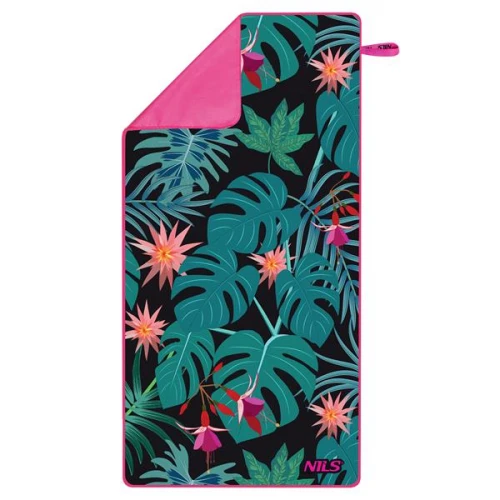 Ručník z mikrovlákna NILS Camp NCR14 listy