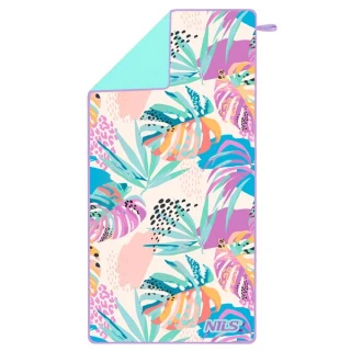 Ručník z mikrovlákna NILS Camp NCR14 flora