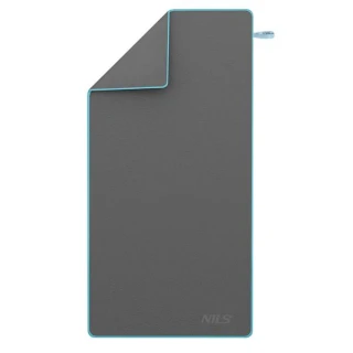 Ručník z mikrovlákna NILS NCR13 tmavě šedý/modrý