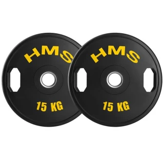 Sada pogumovaných olympijských kotoučů HMS TOG15 2 x 15 kg