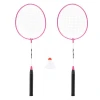 Další: Sada 2 badmintonových raket a nylonové letky NILS NRZ001 růžová