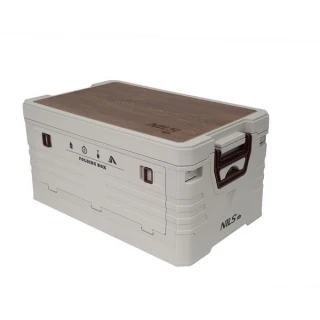 Skládací box NILS Camp NCB4002 2v1 s víkem a dřevěnou deskou 32L