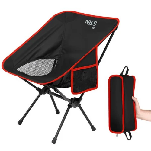 Ultralehké skládací křeslo NILS Camp NC3320 černé