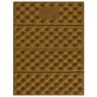 Skládací pěnové sedátko s reflexní vrstvou NILS Camp NC17105 hnědé