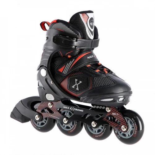 Kolečkové brusle NILS Extreme NA9080, červené