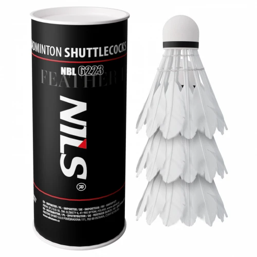 Badmintonové míčky z peří NILS NBL6223 s LED 3 ks