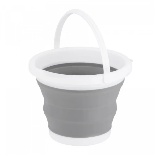 Skládací kbelík NILS Camp NC1783 šedý 5 l