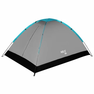 Turistický stan NILS Camp NC3021 šedý
