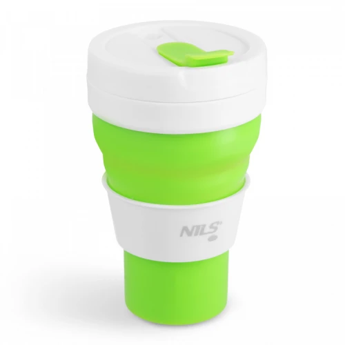 Skládací silikonový hrnek NILS Camp NC4103 600ml světle…