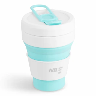 Skládací silikonový hrnek NILS Camp NC4103 355ml mátový