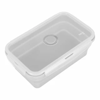 Skládací svačinový box NILS Camp NC4105 1200ml šedý