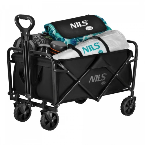 Skládací kempingový vozík NILS Camp NC4306 černý
