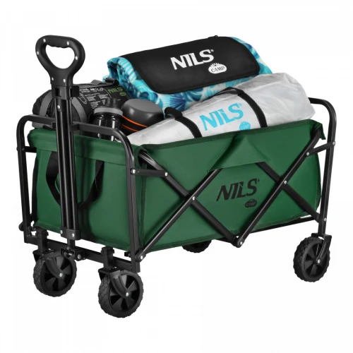 Skládací kempingový vozík NILS Camp NC4306 zelený