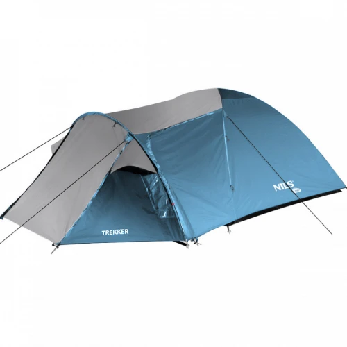 Turistický stan NILS Camp NC6012 Trekker modro-šedý