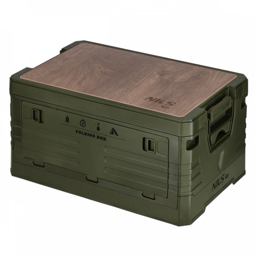 Skládací box NILS Camp NCB4002 2v1 s víkem a dřevěnou&hellip;