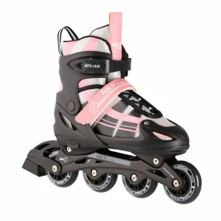 Brusle NILS Extreme NH18366A 2v1 černo-růžové