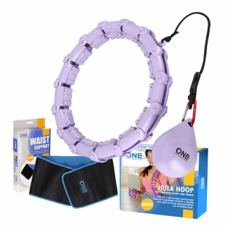 Sada masážní hula hoop ONE Fitness OHA02 se závažím a…