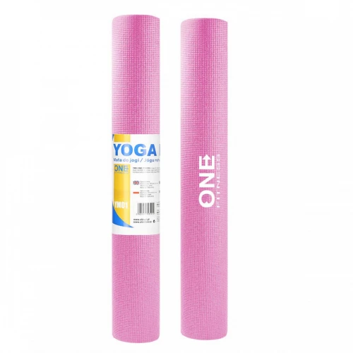 Podložka pro jógu ONE Fitness YM01 růžová