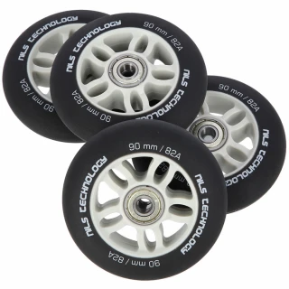 Matná kolečka NILS Extreme PU 90x24 82A s ložisky ABEC 9,…