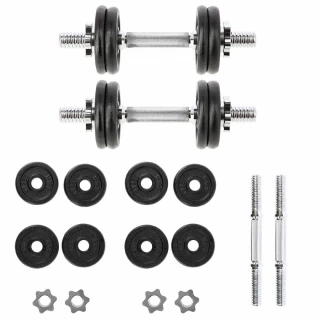 Jednoruční nakládací činky HMS SG02 2x7 kg