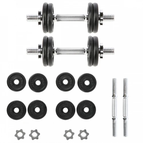 Jednoruční nakládací činky HMS SG02 2x7 kg