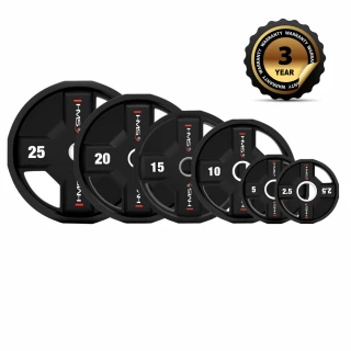 Olympijský polyuretanový kotouč HMS TPC05 5 kg