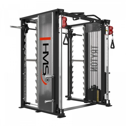 Profesionální posilovací stroj HMS TRYTON - 3D multipress a…