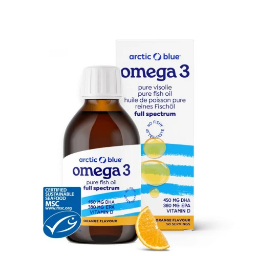 Omega 3 150ml (450mg DHA, 380mg EPA and Vitamin D 400IU)