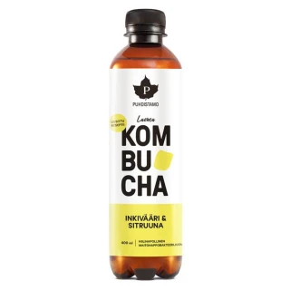 Kombucha BIO 400 ml ginger lemon (Inkivääri-Sitruuna)