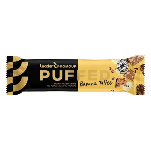 Puffed 40g banana toffee