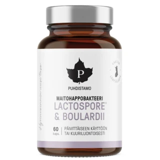 Lactic Acid Bacteria Boulardii 60 kapslí (Probiotika LactoSpore® a Lynside®) SK