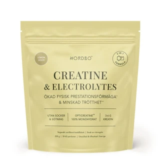 Creatine and Electrolytes 250g lemon grass