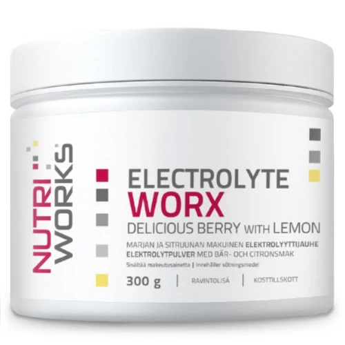 Electrolyte Worx 300g delicious berry with lemon