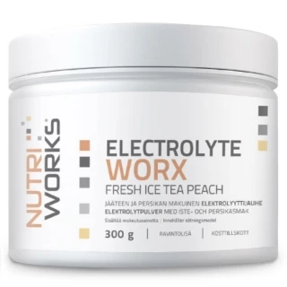 Electrolyte Worx 300g fresh ice tea peach