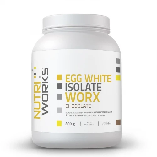 Egg White Isolate Worx 800g čokoláda