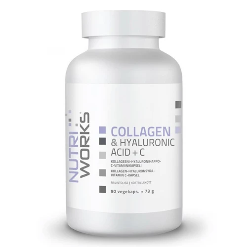 Collagen and Hyaluronic Acid + C 90 kapslí