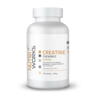 Creatine Chewable 120 žvýkacích tablet - pomeranč