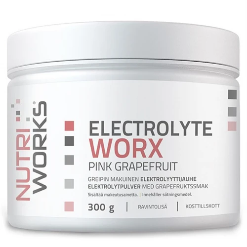 Electrolyte Worx 300g pink grapefruit