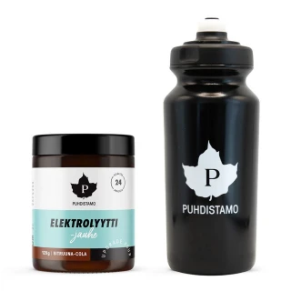 Electrolyte Powder 120g lemon cola (Sitruuna cola) + láhev 500ml ZDARMA SK