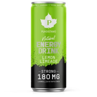 Natural Energy Drink STRONG 330ml lemon