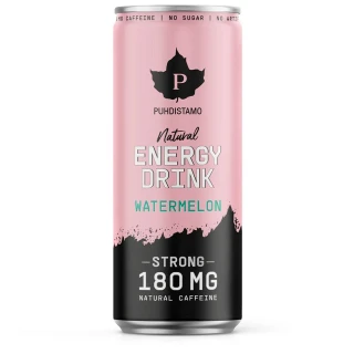 Natural Energy Drink STRONG 330ml watermelon
