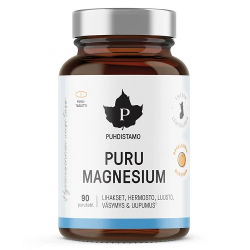 Puru Magnesium 90 rozpustných tablet pomeranč SK