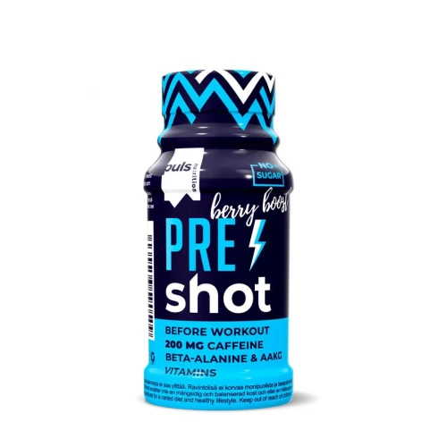 Pre-Workout Shot 60ml berry boost