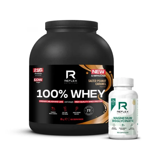 100% Whey Protein 2kg slaný arašídový karamel