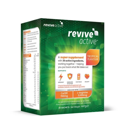 Revive Active 30 sáčků tropical (Energie, imunita, únava, srdce)