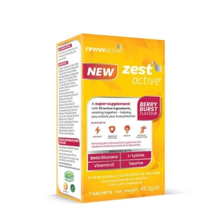 Zest Active 7 sáčků berry (ovoce) (Energie, imunita, mozek, funkce svalů)