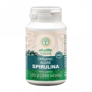 Algae Spirulina Organic 240 tablet (Bio řasa spirullina)